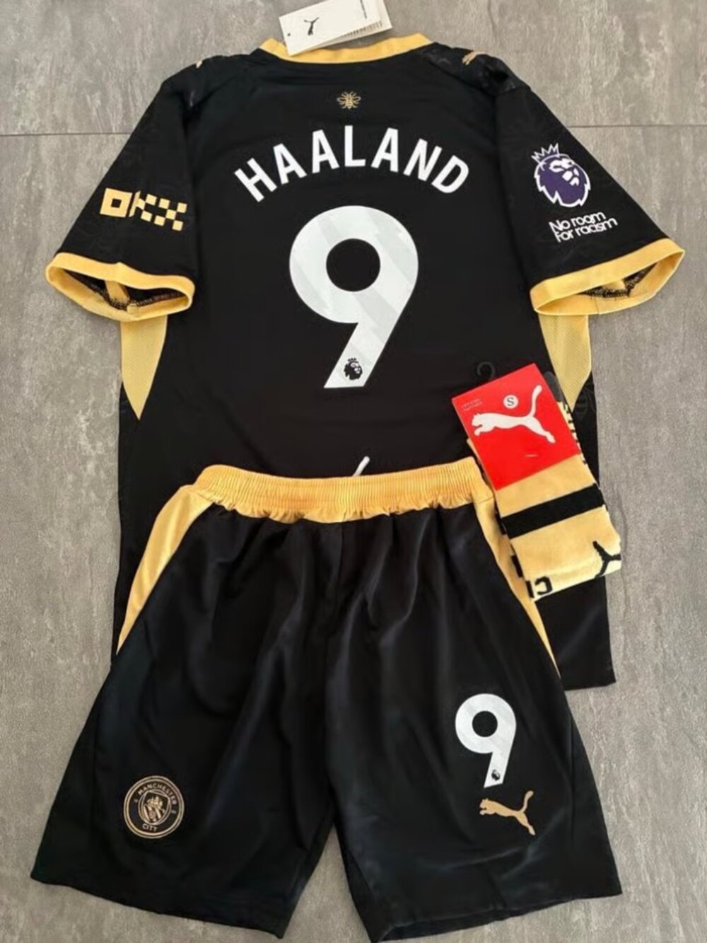 Erling Haaland Away 26 27 Soccer Jersey Short Set